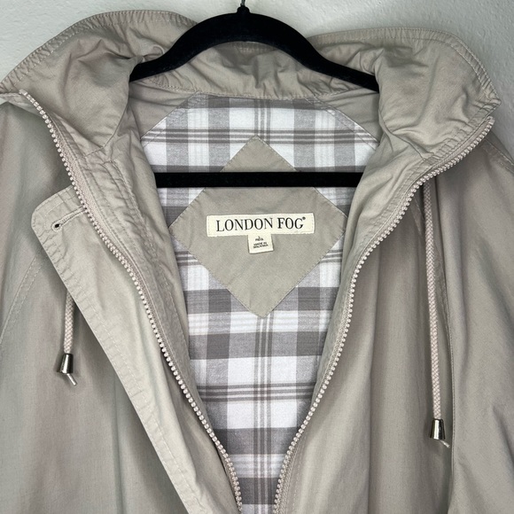 London Fog Tan Jacket Size L - Picture 2 of 5